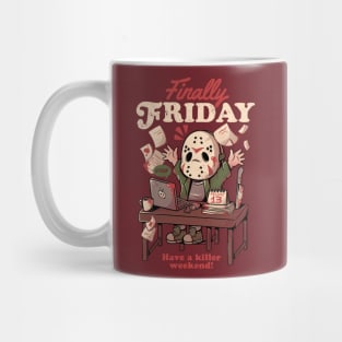 Finally Friday - Funny Office Halloween Gift Mug